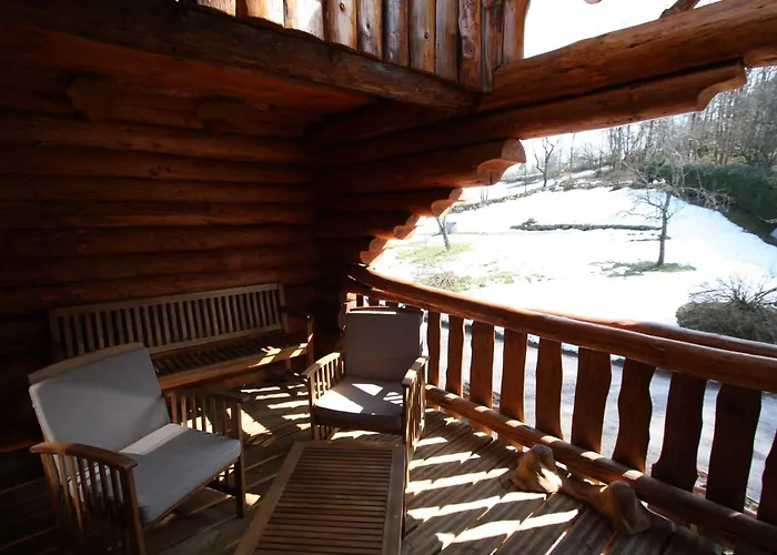 度假居 Fuste Insolite Avec Balcon Et Terrasse Dans Les Vosges - Fr-1-589-241 *